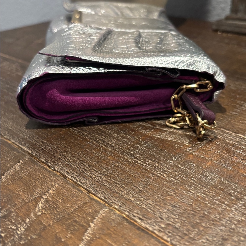 Furla Metallic Silver Wristlet/crossbody bag - Picture 4 of 12